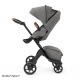 STOKKE Xplory X Black/Black Športový kočík, hlboká vanička modern grey