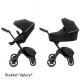 STOKKE Xplory X Black/Black Športový kočík, hlboká vanička rich black