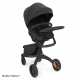 STOKKE Xplory X Black/Black Športový kočík, hlboká vanička rich black