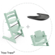 STOKKE Tripp Trapp jedálenská stolička soft mint, baby set, pultík White