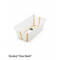 STOKKE Flexi Bath vanička na kúpanie s termosenzitívnou nálepkou white aqua