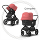 BUGABOO Fox 3 - 2. kombinácia Podvozok Black / Sunrise Red