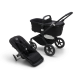 BUGABOO Fox 3 - 2. kombinácia Podvozok Black / Midnight Black - BEZ STIEŠKY