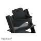 STOKKE Tripp Trapp jedálenská stolička black, baby set, pultík White
