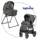 INGLESINA Aptica XT 2022 2.kombinácia - CHARCOAL GREY hlboká vanička, športová sedačka