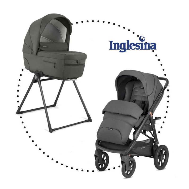 INGLESINA Aptica XT 2022 2.kombinácia - CHARCOAL GREY hlboká vanička, športová sedačka