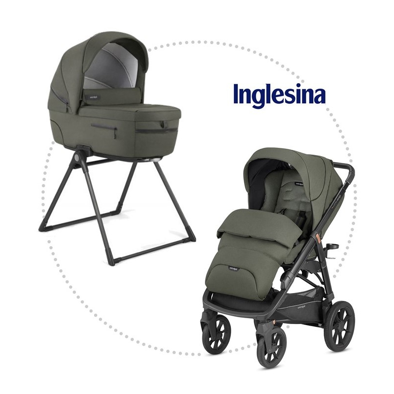 INGLESINA Aptica XT 2022 2.kombinácia - SEQUOIA GREEN hlboká vanička, športová sedačka