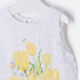 MAYORAL Šaty so žltými kvetmi Amarillo