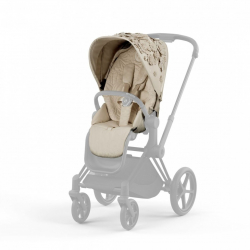 Poťah športového sedadla CYBEX Priam seat pack - Simply flowers Mid Beige