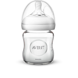 Fľaša Natural 2 AVENT Sklo 120ml 1ks
