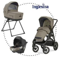Kočík INGLESINA Aptica XT 2023 hlboká vanička, športová sedačka, autosedačka Darwin - Tuareg Beige