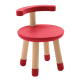 STOKKE MuTable Set stredný ( stolík, stolička, nádoba na ceruzky, odkladacie vrecúško ) - Cherry