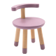 STOKKE MuTable Set stredný ( stolík, stolička, nádoba na ceruzky, odkladacie vrecúško ) - Mauve