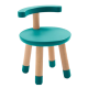 STOKKE MuTable Set stredný ( stolík, stolička, nádoba na ceruzky, odkladacie vrecúško ) - Tiffany