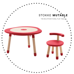STOKKE MuTable Set malý ( stolík, stolička ) - Cherry