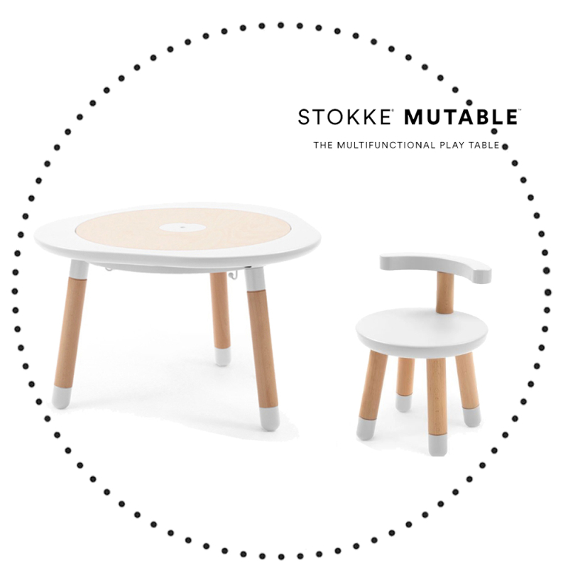 STOKKE MuTable Set malý ( stolík, stolička ) - White