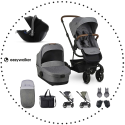 EASYWALKER Harvey3 s 3XL príslušenstvom Exclusive Grey