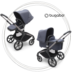 BUGABOO Fox 5 2. kombinácia GRAPHITE/STORMY BLUE/Stormy Blue