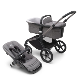 BUGABOO Fox 5 2. kombinácia GRAPHITE/GREY MELANGE bez striešky