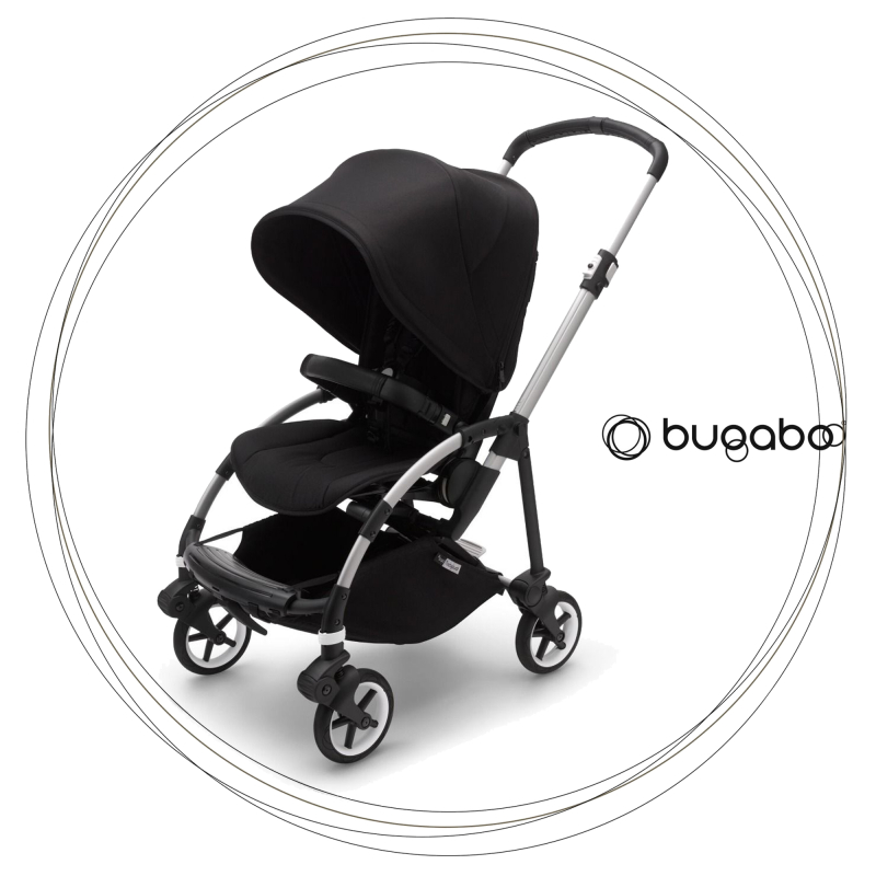 Športový kočík BUGABOO Bee 6 ALU / BLACK strieška BLACK