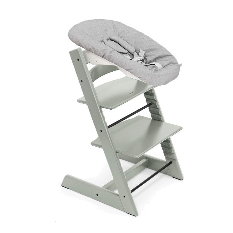 Set STOKKE Tripp Trapp Jedálenská stolička + Newborn set - Glacier green