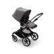 BUGABOO Fox 3 - Grphite / Grey Melange + Autosedačka Cybex Aton 5 -čierna + adapter