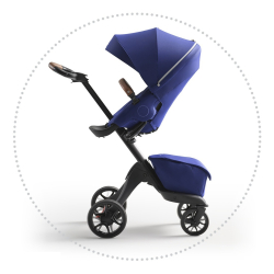 STOKKE Xplory X Black/Black Športový kočík royal blue