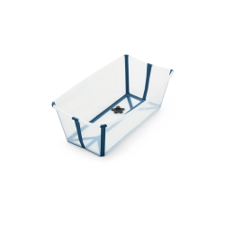 Vanička na kúpanie s termosenzitívnou nálepkou STOKKE Flexi Bath Transparent Blue