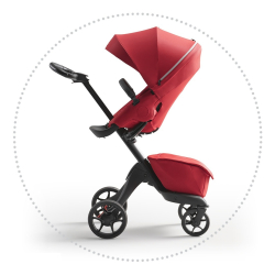 STOKKE Xplory X Black/Brown športový kočík Ruby Red