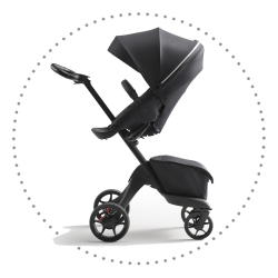 STOKKE Xplory X Black/Black Športový kočík rich black