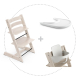 STOKKE Tripp Trapp jedálenská stolička whitewash, baby set, pultík White