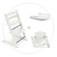 STOKKE Tripp Trapp jedálenská stolička white, baby set, pultík White