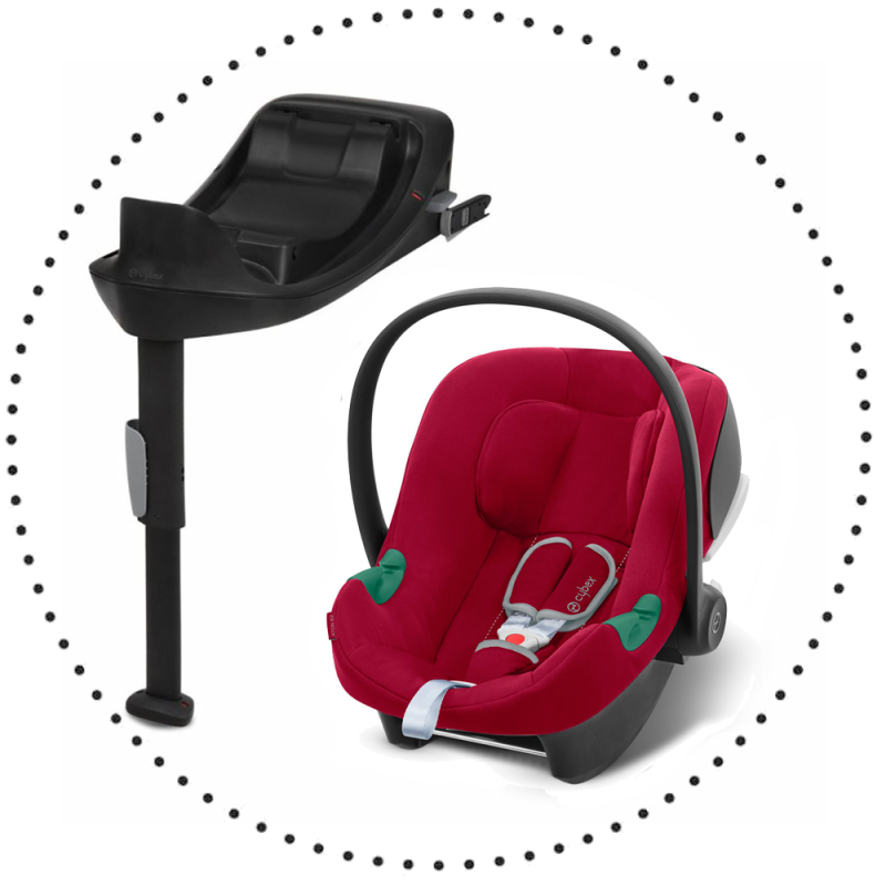 Autosedačka CYBEX Aton B2 i-Size + Base One - Dynamic Red