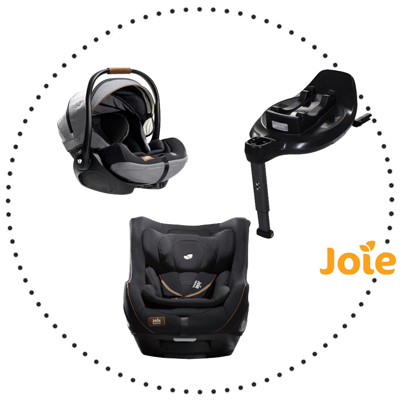 JOIE i-Level™ Recline + i-Hrbour Signature carbon + i-Base Encore