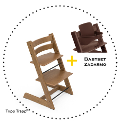 Stokke Tripp Trapp Oak jedálenská stolička brown