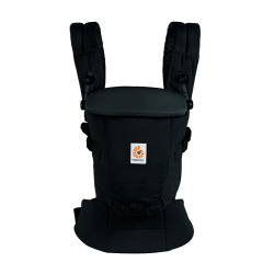 Nosič ERGOBABY ADAPT Soft Touch Cotton - Onyx Black