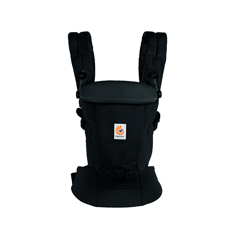 Nosič ERGOBABY ADAPT Soft Touch Cotton - Onyx Black