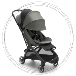 Športový kočík BUGABOO Butterfly BLACK / FOREST GREEN
