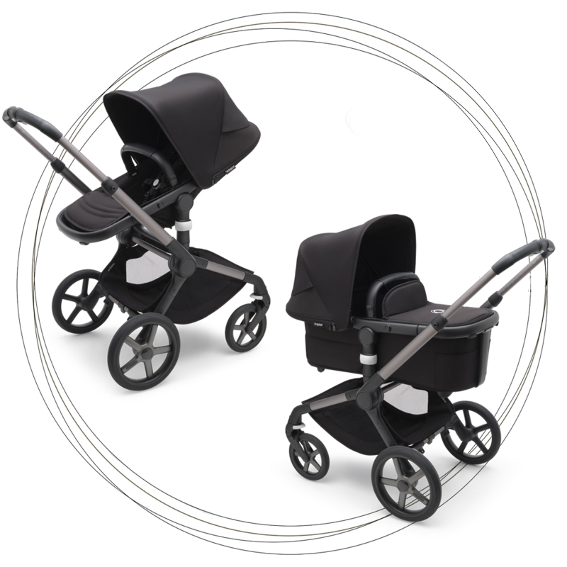 BUGABOO Fox 5 2. kombinácia GRAPHITE/MIDNIGHT BLACK/Midnight Black