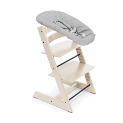 Set STOKKE Tripp Trapp Jedálenská stolička vanilla white + Newborn set grey