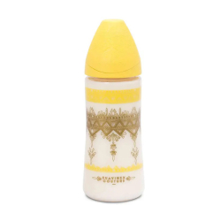 SUAVINEX fľaša premium360ml +4m rýchly prietok žltá