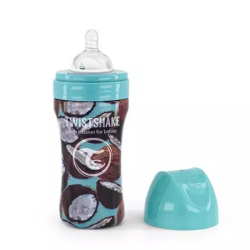 TWISTSHAKE Dojčenská fľaša Anti-Colic nerezová 330ml (cuml.L) - Kokos