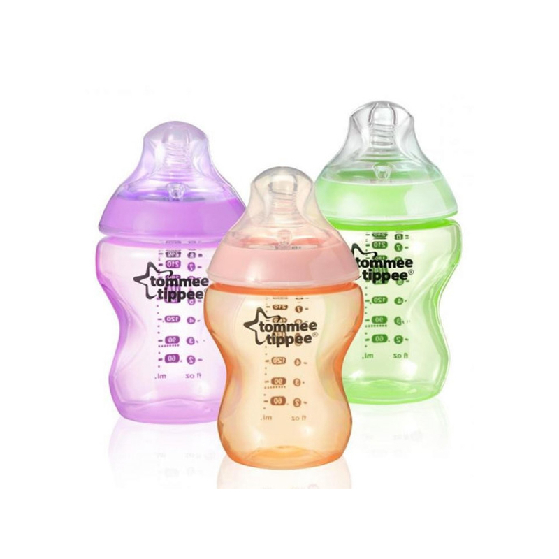 TOMMEE TIPPEE Set fliaš 3x260 ml COL Dievča
