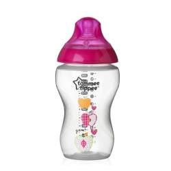 TOMMEE TIPPEE Fľaša 340 ml DEC Dievča