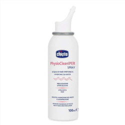 CHICCO Sprej do nosa izotonický s morskou vodou PhysioClean 100 ml, 12m+