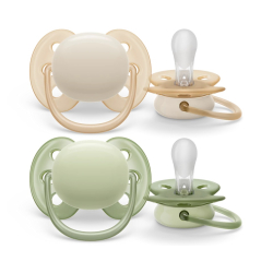 AVENT Cumlík ultra soft 0-6m zeleno béžové