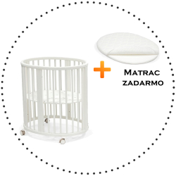 Postieľka STOKKE Sleepi Mini V3 - White + matrac