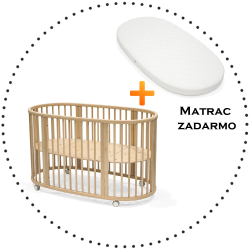 Postieľka STOKKE Sleepi Bed V3 - Natural + matrac
