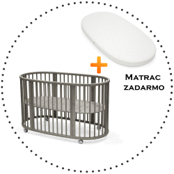 Postieľka STOKKE Sleepi Bed V3 - Hazy Grey ( bez matraca )