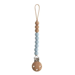 MUSHIE klip na cumlík - Cadet Blue